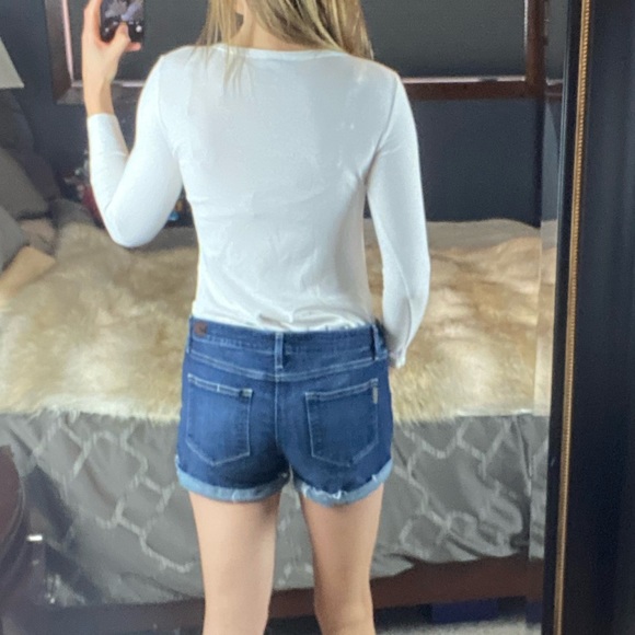 Paige ‘Jimmy Jimmy Short’ Rolled Cuff Denim, Size 29 - Picture 7 of 16